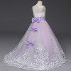 Purple Princess Dress Long