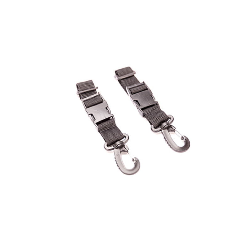 Black stroller belts