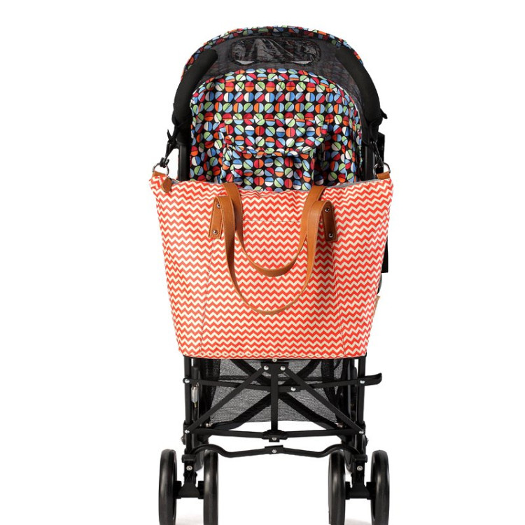 Dolls and Tracks πορτοκαλί τσάντα μωρού για την μητέρα