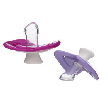 Πιπίλες iiamo 6+ Μηνών 2τμχ Ροζ-Μοβ