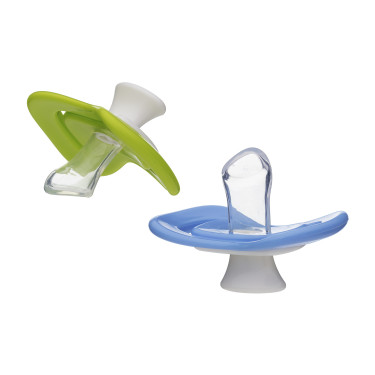 Πιπίλες iiamo 6+ Μηνών 2τμχ πράσινο-μπλε