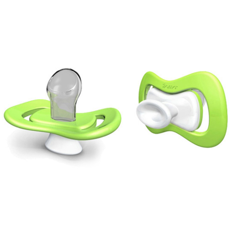 Πιπίλα με Κορδέλα Θήκη iiamo 0-6 μηνών Πράσινο