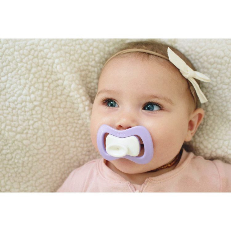 Soother iiamo peace 6+ Months 2 pcs - green-blue