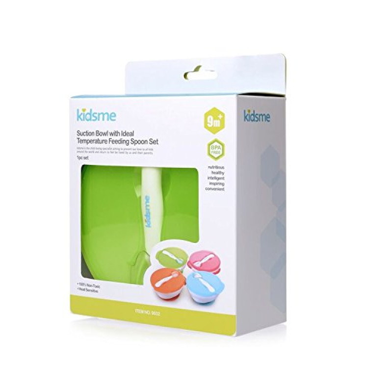 Kidsme - Πράσινο σετ Μπόλ με κουτάλι