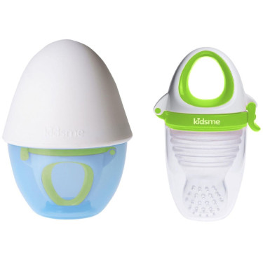 Kidsme - Πιπίλα φαγητού σιλικόνης Πράσινο - Food Feeder Plus 6+ Kidsme - Πιπίλα φαγητού σιλικόνης Πράσινο - Food Feeder Plus 6+