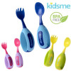 Kidsme - Toddler Spoon and Fork Set Lime
