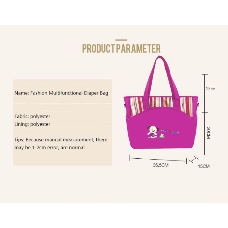 Baby Diaper bag for Mother Pink