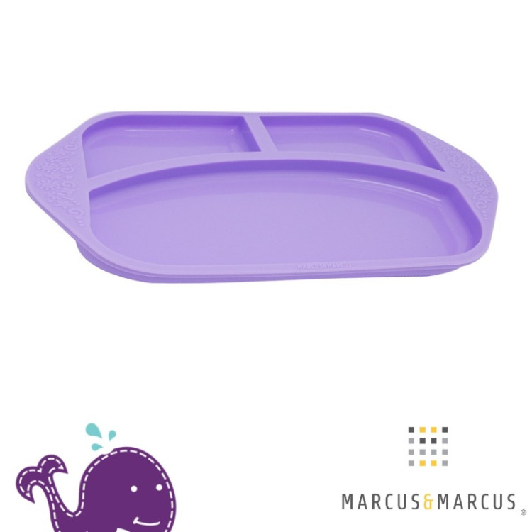 Marcus n Marcus Βρεφικός Δίσκος εκμάθησης Φαγητού Σιλικόνης Χρώμα Μωβ 1τμχ Marcus n Marcus Βρεφικός Δίσκος εκμάθησης Φαγητού Σιλικόνης Χρώμα Μωβ 1τμχ
