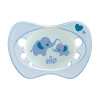 Set of 2 Nip Glow soothers Night Blue and Elephant 0-6
