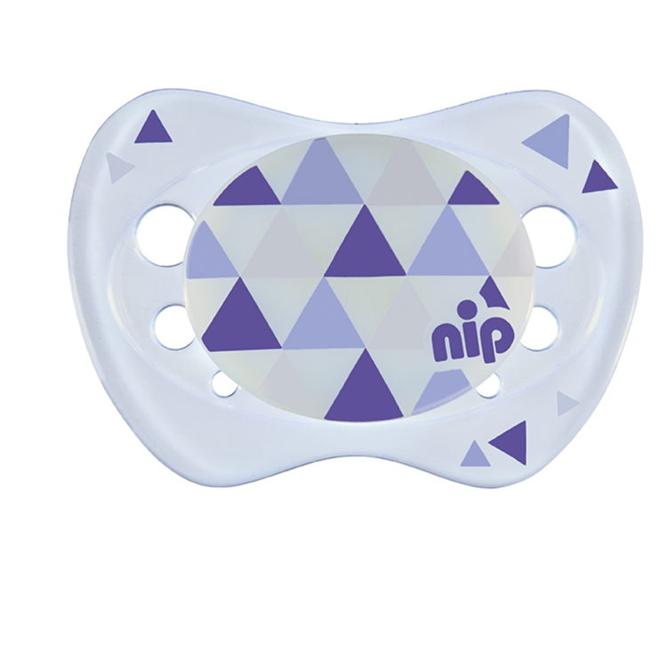 Set of 2 Nip Glow soothers Night Hipo and Trigger Purple 6+