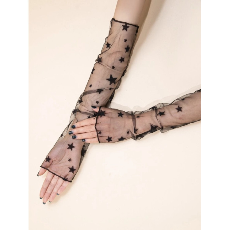 Γάντια για Μικρές πριγκίπισσες Μαύρα