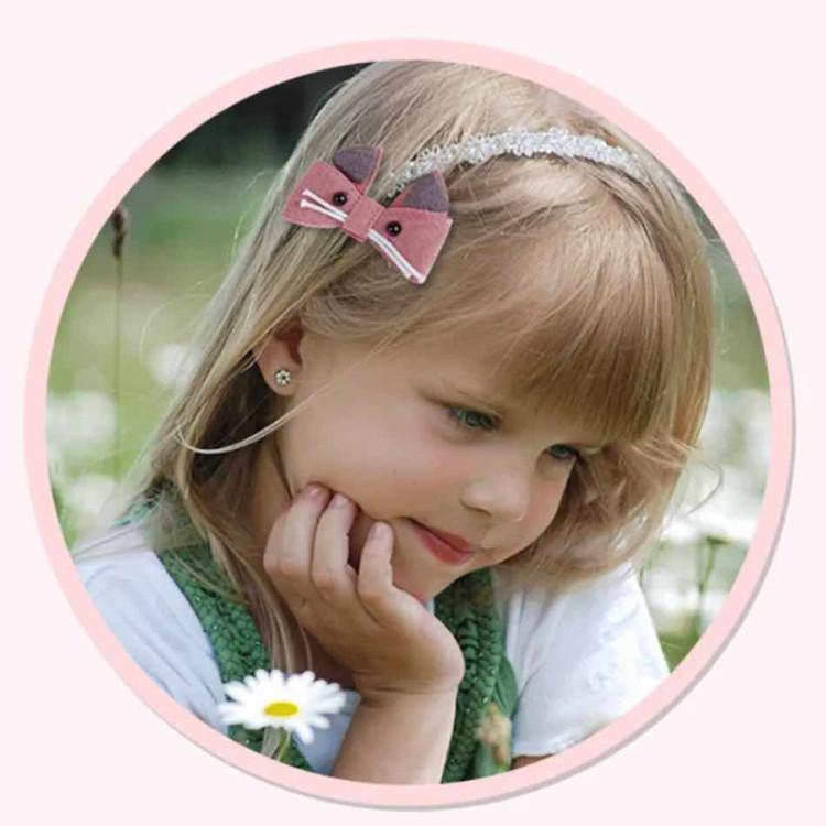 Ροζ - Σετ με αξεσουάρ για τα μαλλιά σε κουτί