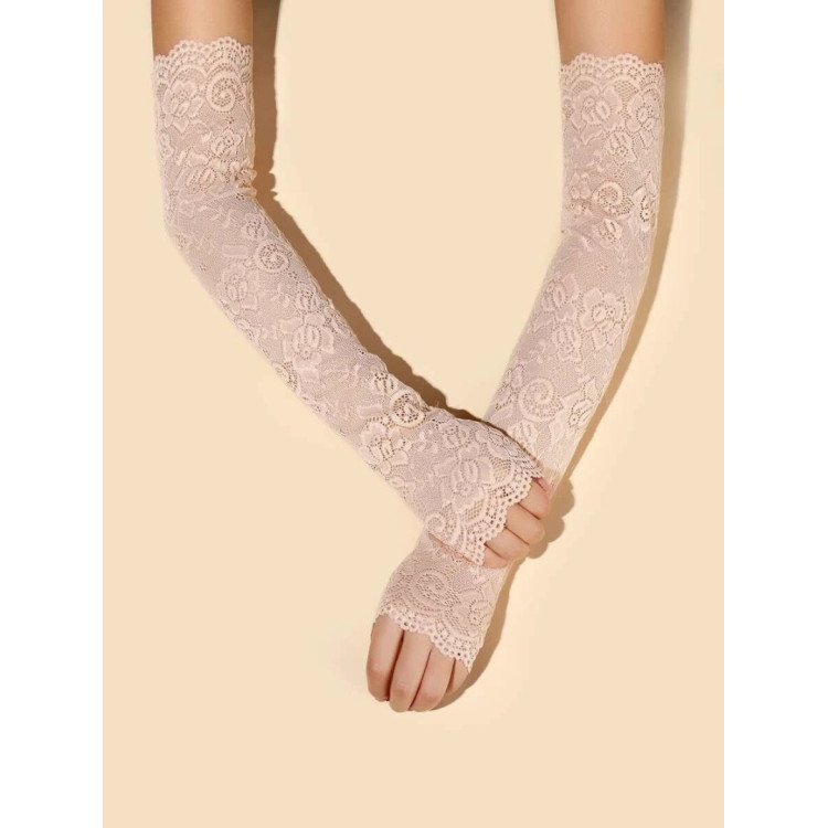 Γάντια για Μικρές πριγκίπισσες Μπεζ