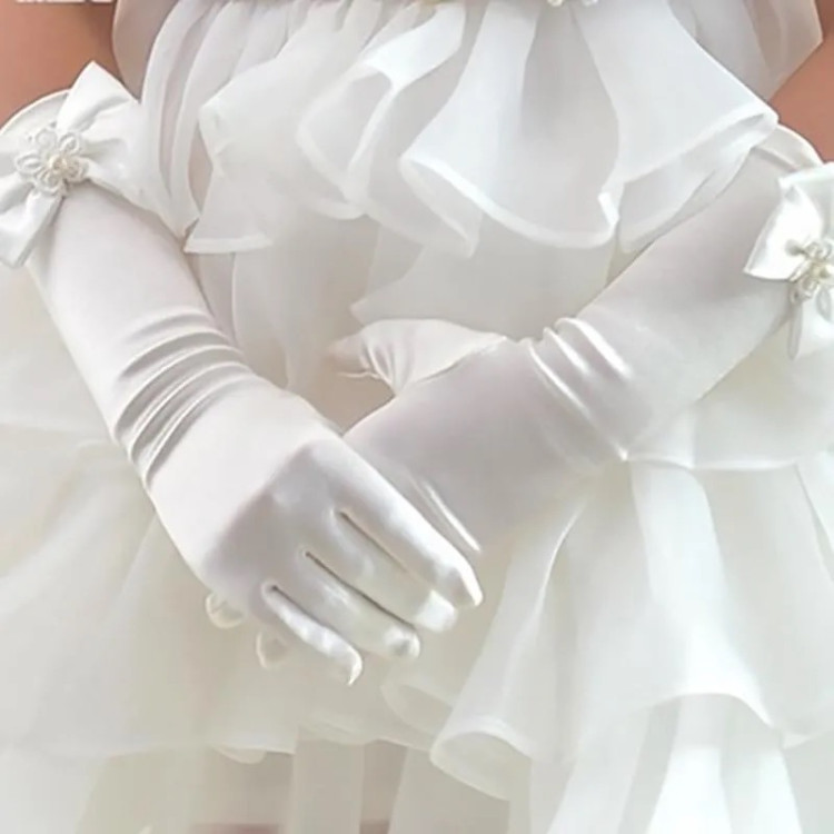 Γάντια για πριγκίπισσες - Λευκά