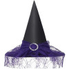 Καπέλο για μικρές μαγισσούλες Μαύρο - Μωβ