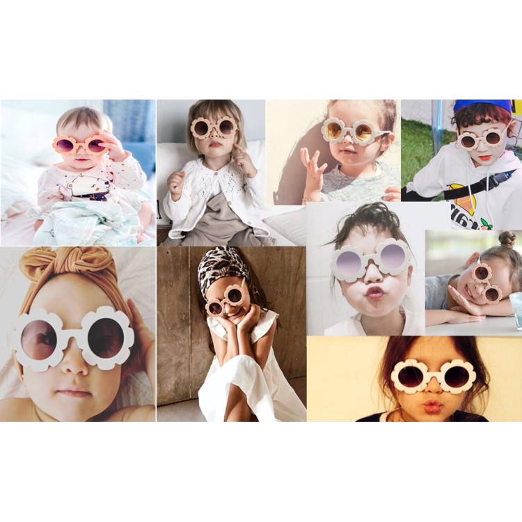 Παιδικά Γυαλιά Ηλίου με Θήκη - Λευκά