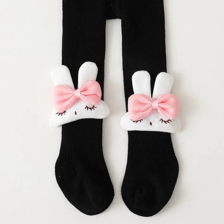 Παιδικό καλτσόν Cartoon - Μαύρο