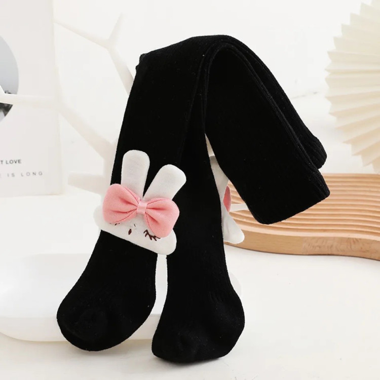 Παιδικό καλτσόν Cartoon - Μαύρο