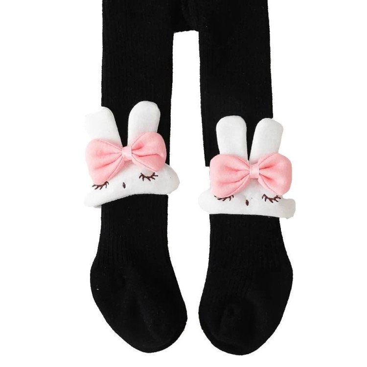 Παιδικό καλτσόν Cartoon - Μαύρο