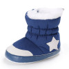 Παιδικά μποτάκια με γούνα Θερμαντικά Μπλε Αστέρι