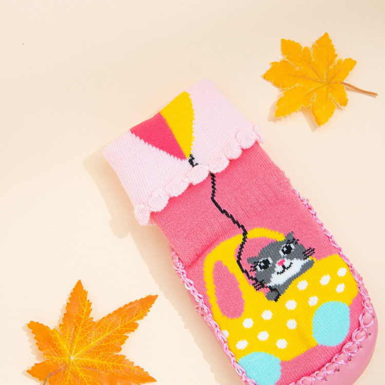 Θερμαντικά Βρεφικά αντιολισθητικά καλτσάκια Hot Pink