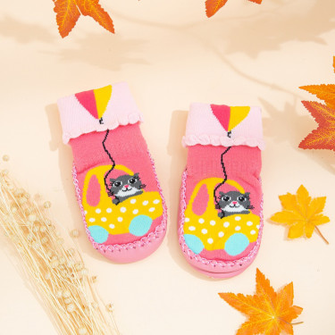 Θερμαντικά Βρεφικά αντιολισθητικά καλτσάκια Hot Pink