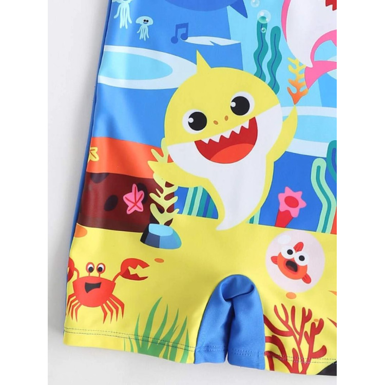 Baby Shark παιδικό μαγιό Μπλε