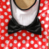 Polka dots Bowknot Design Red Onepiece Swimsuit