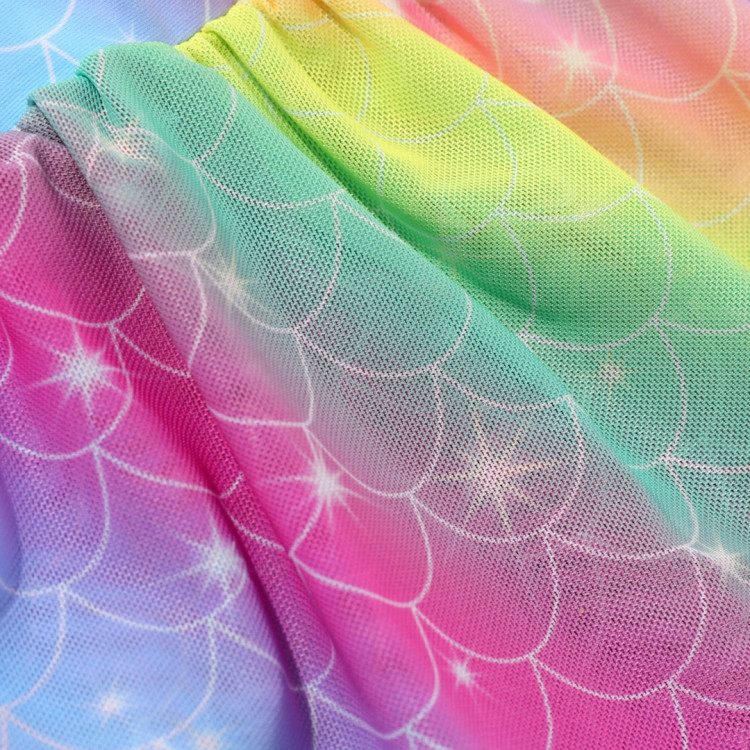 Παιδικό μαγιό γοργόνα για κοριτσάκια Λευκό 2 Κομμάτια