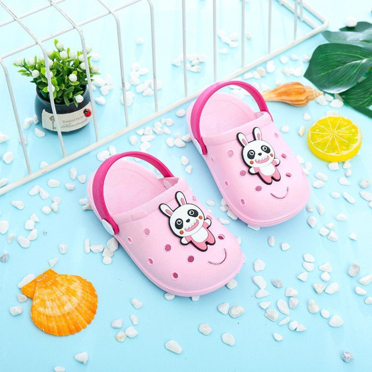 Breathable 3D Cartoon Decor Sandals - Pink