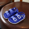 Kids Breathable Solid Sandals Blue Kids Breathable Solid Sandals Blue