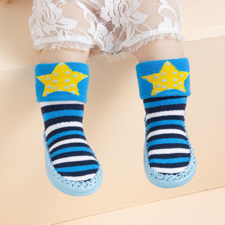 Θερμαντικά Βρεφικά αντιολισθητικά καλτσάκια Μπλε