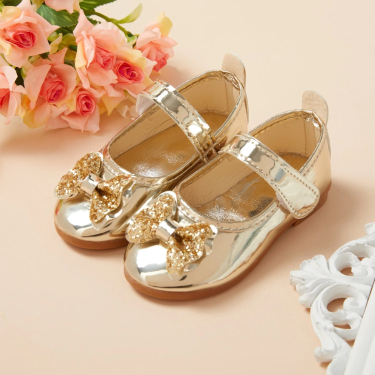 Παιδικά πριγκιπικά Παπουτσάκια Χρυσά