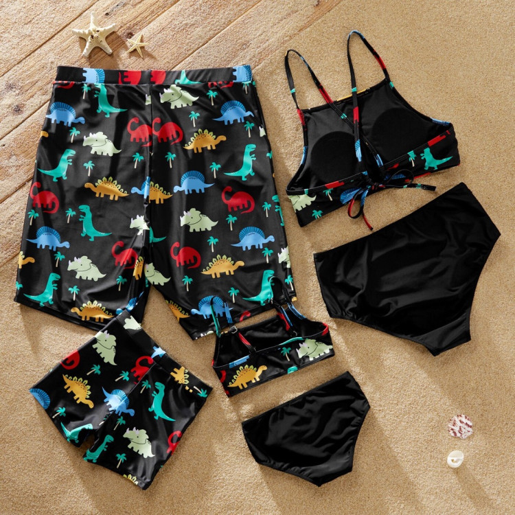 Μαγιό για την μητέρα και την κόρη Μαύρο - Dino