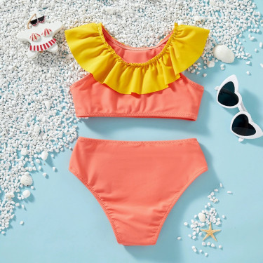 Παιδικό Mαγιό 2 κομμάτια - Ροζ