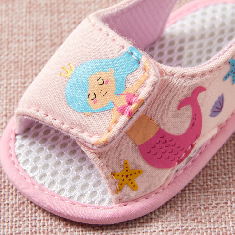 Παιδικά σανδάλια γοργόνα - Ροζ