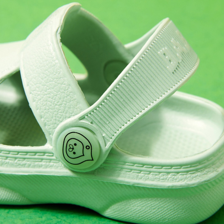 Kid Solid Sandals - Pale Green Kid Solid Sandals - Pale Green