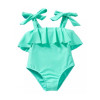Tank Solid Swimsuit - Light Green