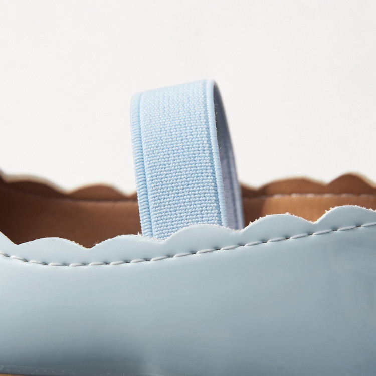 Παιδικά παπούτσια με λουλουδάκι Μπλε