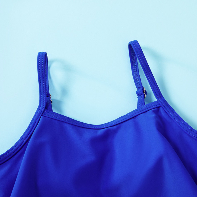 Girl Tank Swimsuit - Blue