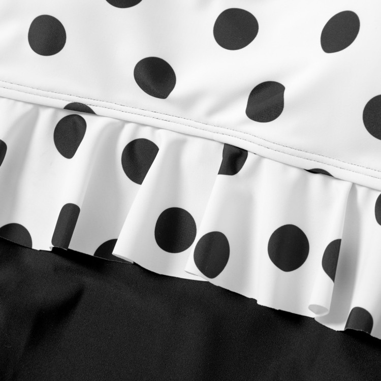 Μαγιό εγκυμοσύνης Polka dot - Μαύρο