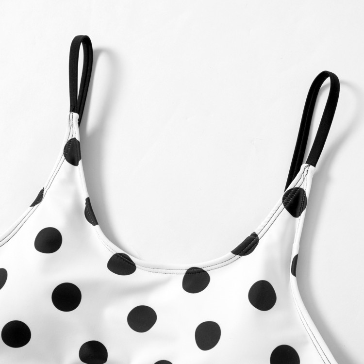 Μαγιό εγκυμοσύνης Polka dot - Μαύρο