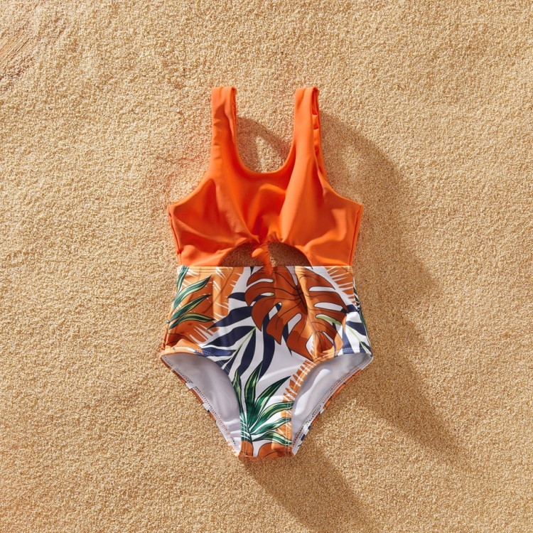 Μαγιό Πορτοκαλί για την μητέρα ή την κόρη