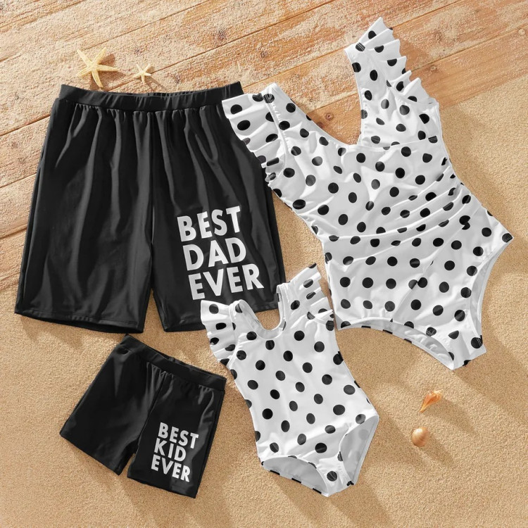 Μαγιό Best Kid Ever - Μαύρο