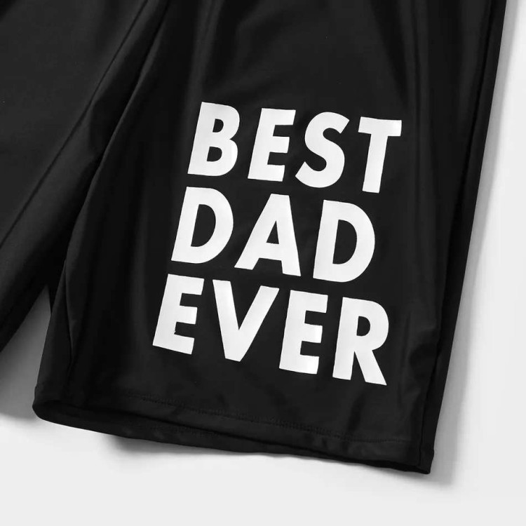 Μαγιό αντρικό Best Dad Ever - Μαύρο