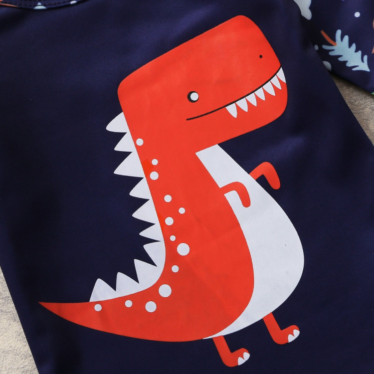 Σετ από 2 κομμάτια - παιδικό μαγιό για αγοράκια Μπλε Dino