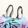 3-piece Girl Geometric Print Swimsuit - Multi-color