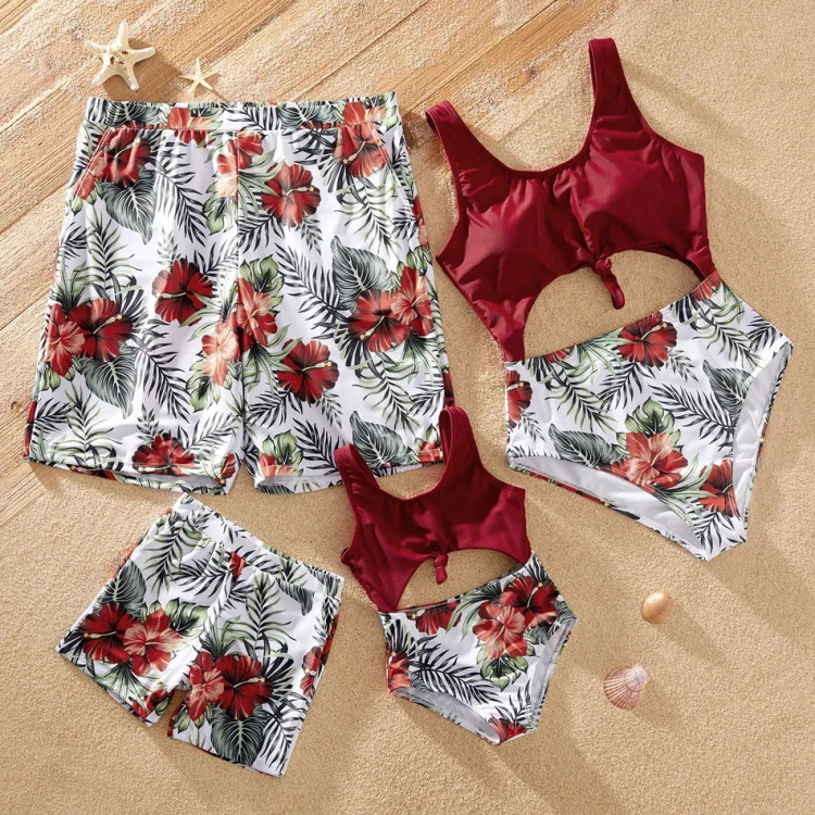 Matching Swimsuit - Tropical Floral