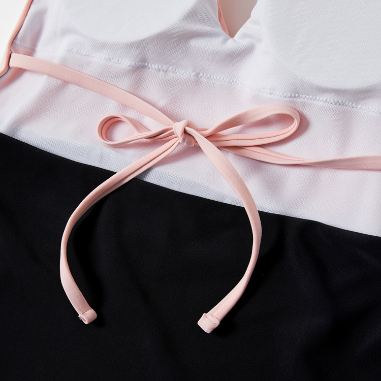 Mαγιό παιδικό Μαύρο - Ροζ