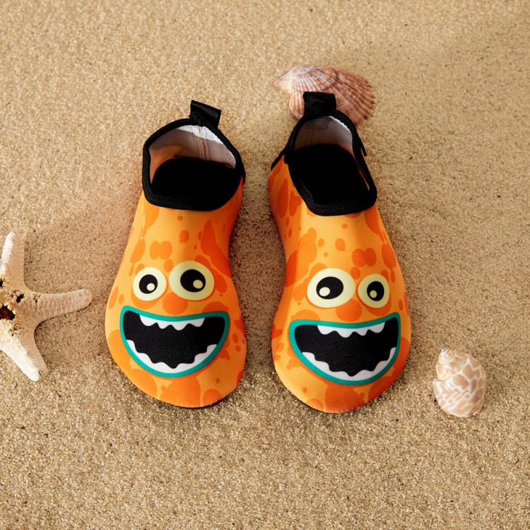 Πορτοκαλί Παιδικά αντιολισθητικά παπούτσια για την θάλασσα